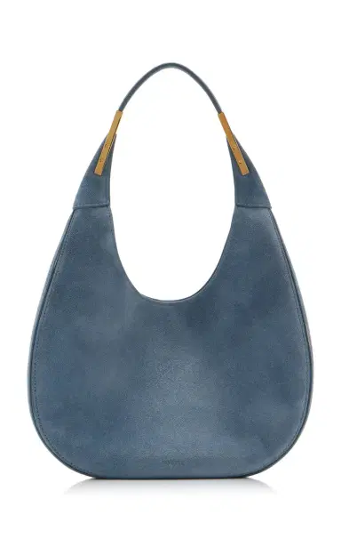 Savette The Small Suede Florence Hobo Bag | Thumbnail 1 Savette The Small Suede Florence Hobo Bag | Thumbnail 1