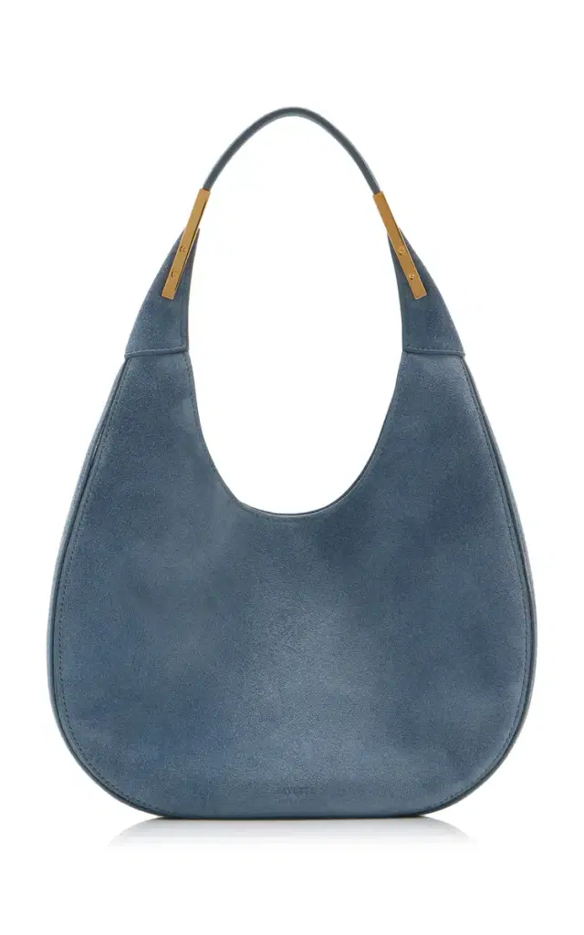 The Small Suede Florence Hobo Bag