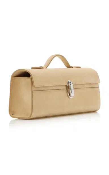 Savette The Slim Symmetry Suede Pochette | Thumbnail 3 Savette The Slim Symmetry Suede Pochette | Thumbnail 3