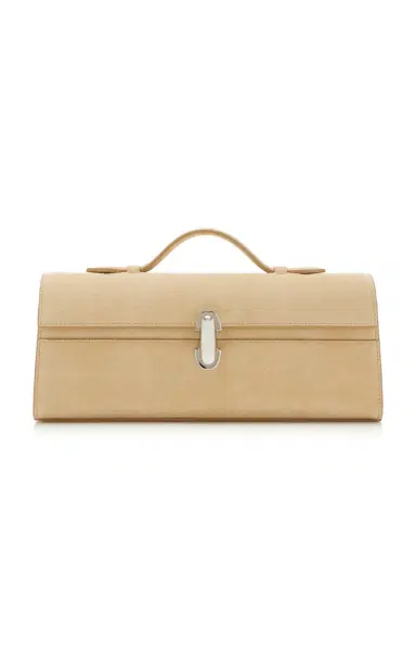 Savette The Slim Symmetry Suede Pochette | Thumbnail 6 Savette The Slim Symmetry Suede Pochette | Thumbnail 6