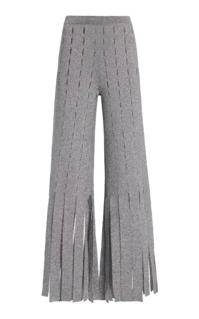 Lisa Cutout Pants - Light Grey