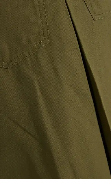 ZANKOV Louise Cotton Shorts - Green - XS | Thumbnail 5