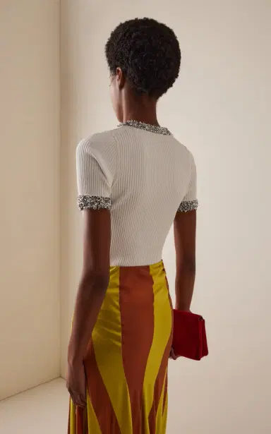 Zankov Katerina Embellished Jersey T-Shirt | Thumbnail 14
