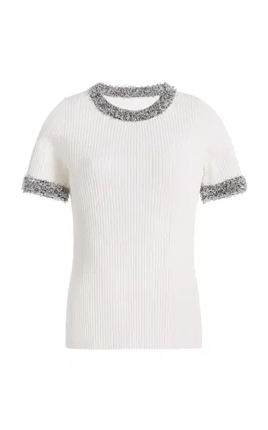 Zankov Katerina Embellished Jersey T-Shirt | Thumbnail 18