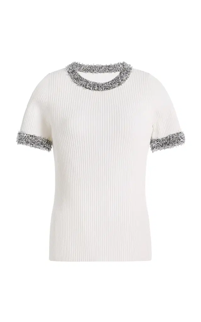 Zankov Katerina Embellished Jersey T-Shirt