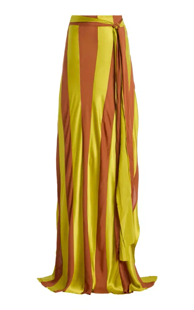 Zankov Evy Silk Maxi Skirt