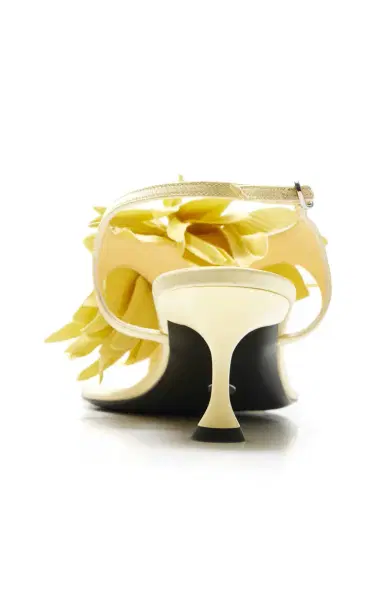 Proenza Schouler Tee Flower-Detailed Satin Thong Sandals | Thumbnail 9
