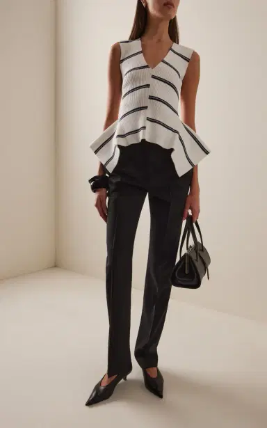 Proenza Schouler Eugenie Ribbed Knit Tank Top | Thumbnail 2 Proenza Schouler Eugenie Ribbed Knit Tank Top | Thumbnail 2