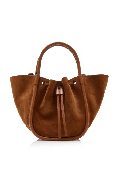 Proenza Schouler Ruched Small Suede Tote | Thumbnail 5 Proenza Schouler Ruched Small Suede Tote | Thumbnail 5