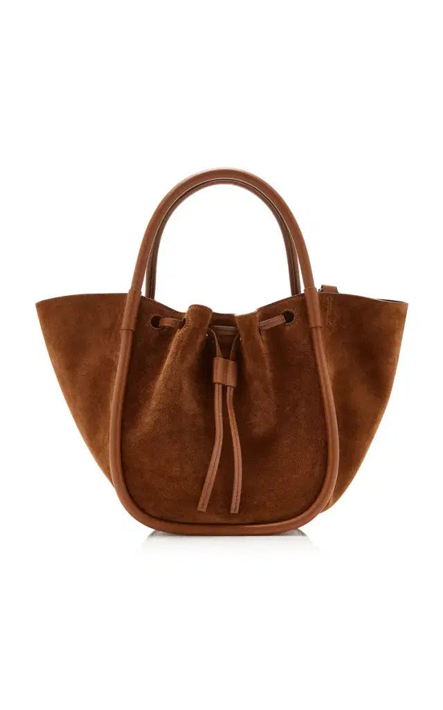 Proenza Schouler Ruched Small Suede Tote