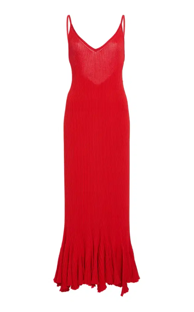 Giuditta Ribbed Maxi Dress