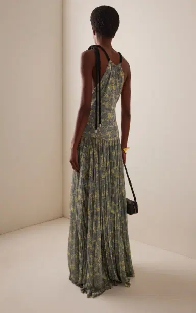 Proenza Schouler Aveline Printed Plisse Maxi Dress | Thumbnail 14