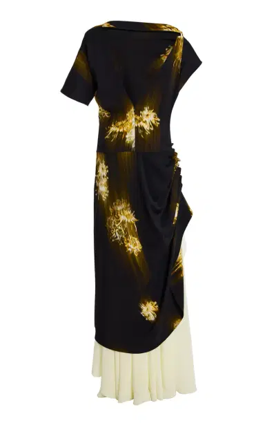 Proenza Schouler Antonella Printed Crepe Maxi Dress | Thumbnail 8