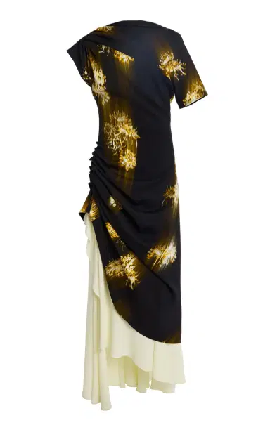 Proenza Schouler Antonella Printed Crepe Maxi Dress | Thumbnail 10
