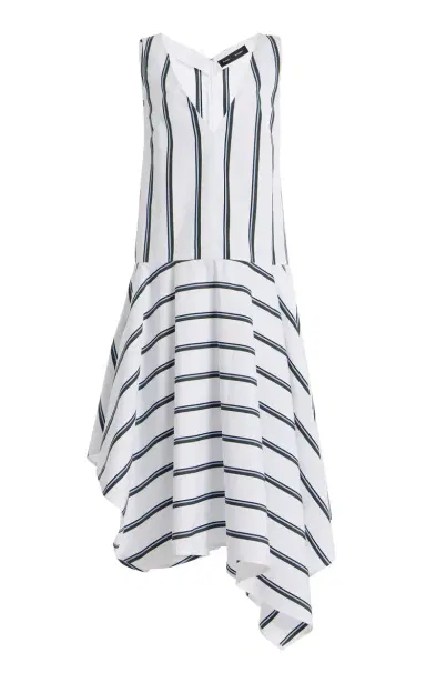 Proenza Schouler Beatriz Cotton-Silk Midi Dress | Thumbnail 1