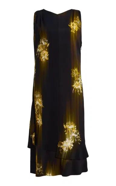 Proenza Schouler Rhetta Satin Back Crepe Maxi Dress | Thumbnail 1