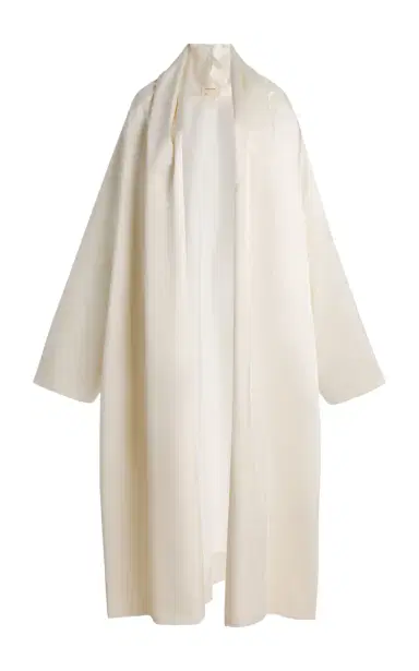 COLLEEN ALLEN Midi Duchesse Silk Cloak | Thumbnail 1