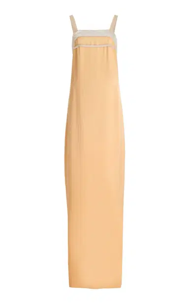 COLLEEN ALLEN Lace-Trimmed Silk Maxi Dress | Thumbnail 8