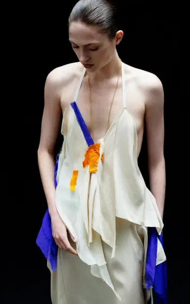 COLLEEN ALLEN Patchwork Silk-Blend Halter Top | Thumbnail 2 COLLEEN ALLEN Patchwork Silk-Blend Halter Top | Thumbnail 2