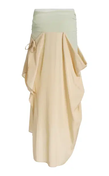 COLLEEN ALLEN Stocking-Waist Draped Midi Skirt | Thumbnail 6 COLLEEN ALLEN Stocking-Waist Draped Midi Skirt | Thumbnail 6