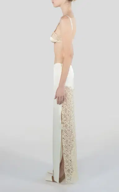 COLLEEN ALLEN Silk and Lace Bra | Thumbnail 9