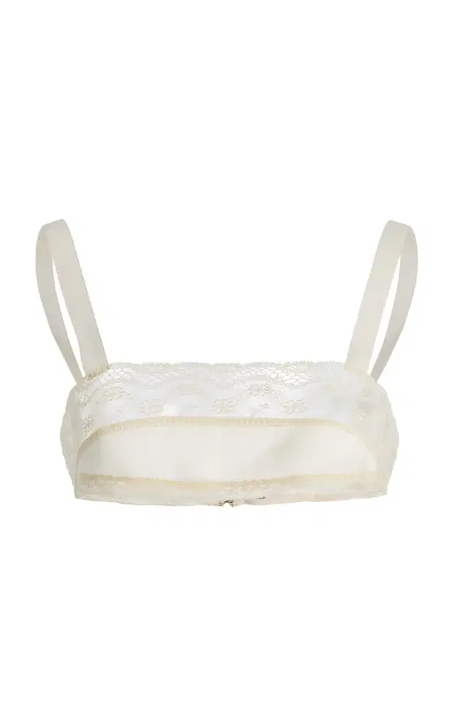 COLLEEN ALLEN Silk and Lace Bra