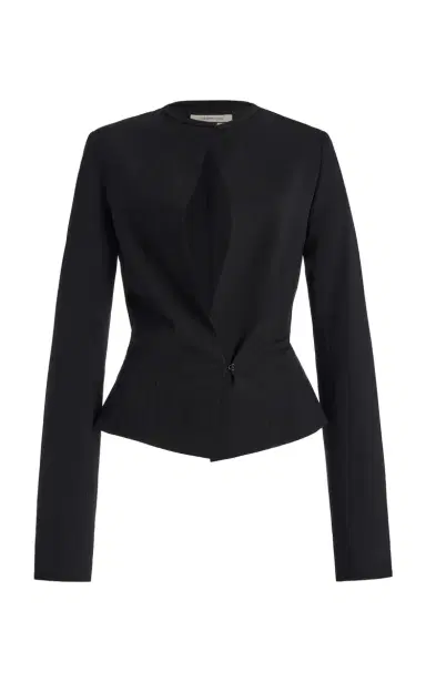 COLLEEN ALLEN Keyhole Wool Jacket | Thumbnail 1 COLLEEN ALLEN Keyhole Wool Jacket | Thumbnail 1