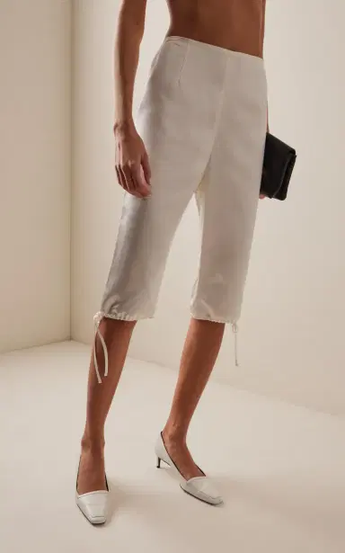 COLLEEN ALLEN Theatre Duchesse Silk Pants | Thumbnail 3
