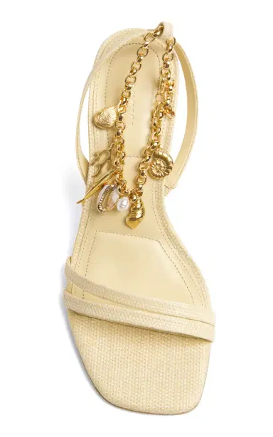 Simkhai Caspian Raffia Strappy Heels | Thumbnail 2 Simkhai Caspian Raffia Strappy Heels | Thumbnail 2