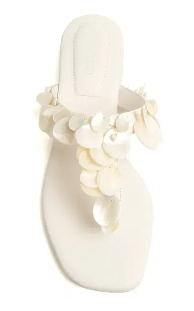 Simkhai Elin Shell Beaded Thong Sandal | Thumbnail 3