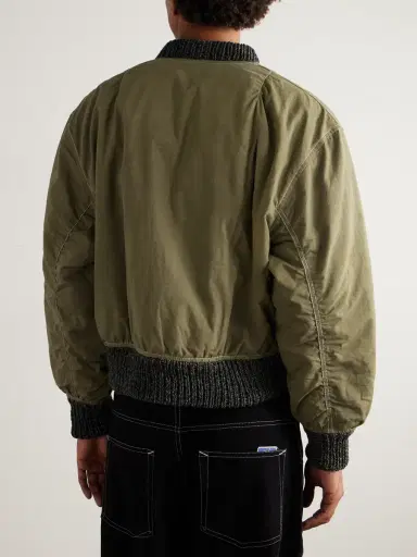 Story Mfg. Reversible Organic Cotton-Canvas Bomber Jacket - Men | Thumbnail 3 Story Mfg. Reversible Organic Cotton-Canvas Bomber Jacket - Men | Thumbnail 3