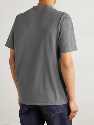 Stone Island STONE ISLAND GHOST Logo-Appliquéd Cotton-Jersey T-Shirt - Men | Thumbnail 4 Stone Island STONE ISLAND GHOST Logo-Appliquéd Cotton-Jersey T-Shirt - Men | Thumbnail 4
