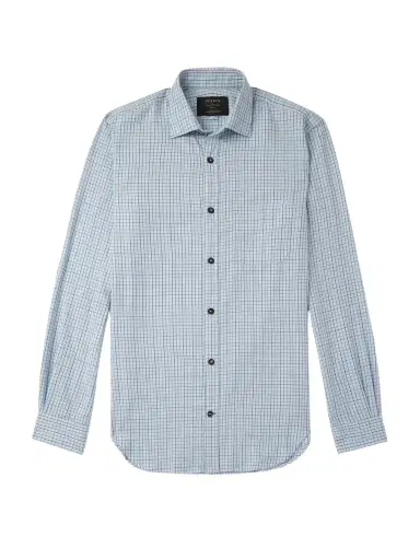 Purdey Checked Cotton and Cashmere-Blend Shirt - Men | Thumbnail 1