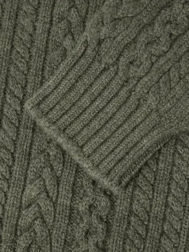 Purdey Burlington Cable-Knit Wool and Cashmere Zip-Up Cardigan - Men | Thumbnail 6 Purdey Burlington Cable-Knit Wool and Cashmere Zip-Up Cardigan - Men | Thumbnail 6