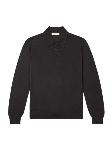Purdey Wool Polo Shirt - Men | Thumbnail 1 Purdey Wool Polo Shirt - Men | Thumbnail 1