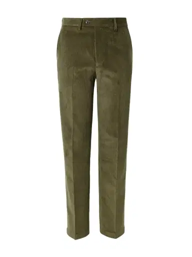 Purdey Straight-Leg Cotton-Corduroy Trousers - Men | Thumbnail 1 Purdey Straight-Leg Cotton-Corduroy Trousers - Men | Thumbnail 1