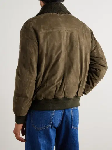 Valstar Cudden Shearling-Trimmed Suede Down Aviator Jacket - Men | Thumbnail 3 Valstar Cudden Shearling-Trimmed Suede Down Aviator Jacket - Men | Thumbnail 3