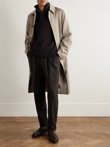 Purdey Hertford Wool Half-Zip Sweater - Men | Thumbnail 2 Purdey Hertford Wool Half-Zip Sweater - Men | Thumbnail 2