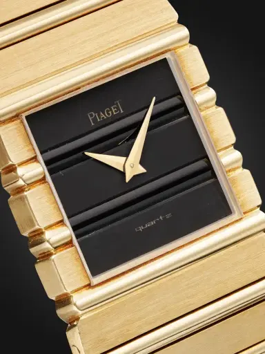 Windsor Pre-Owned 1980 Piaget Polo 25mm 18-Karat Gold and Onyx Watch, Ref. No. 7131 C701 - Men | Thumbnail 5 Windsor Pre-Owned 1980 Piaget Polo 25mm 18-Karat Gold and Onyx Watch, Ref. No. 7131 C701 - Men | Thumbnail 5