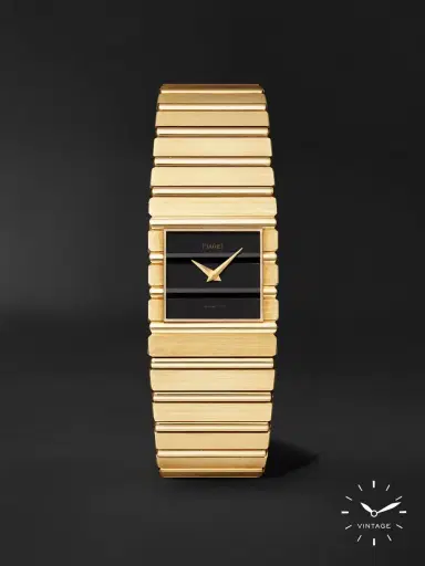 Windsor Pre-Owned 1980 Piaget Polo 25mm 18-Karat Gold and Onyx Watch, Ref. No. 7131 C701 - Men | Thumbnail 1 Windsor Pre-Owned 1980 Piaget Polo 25mm 18-Karat Gold and Onyx Watch, Ref. No. 7131 C701 - Men | Thumbnail 1