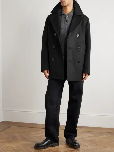 Private White V.C. The Manchester Wool Peacoat - Men | Thumbnail 2 Private White V.C. The Manchester Wool Peacoat - Men | Thumbnail 2