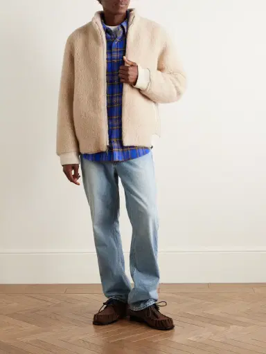 God’s True Cashmere Cashmere-Fleece Bomber Jacket - Men | Thumbnail 2 God’s True Cashmere Cashmere-Fleece Bomber Jacket - Men | Thumbnail 2