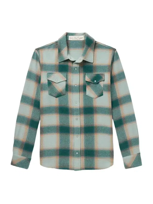Checked Cashmere Shirt - Men