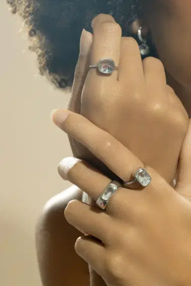 MORITZ GLIK Diamond Dalila Cigar Band Ring | Thumbnail 3 MORITZ GLIK Diamond Dalila Cigar Band Ring | Thumbnail 3