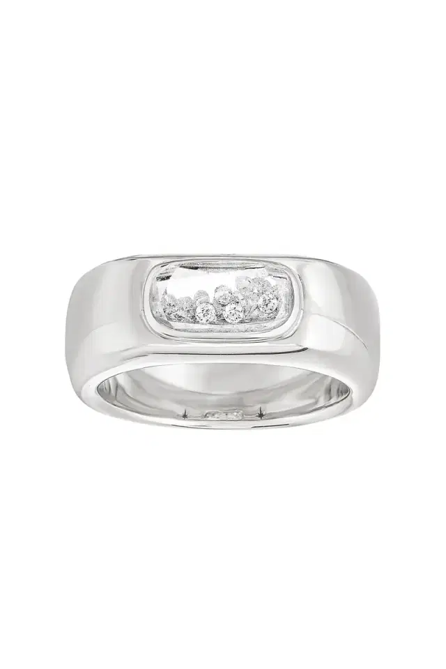 MORITZ GLIK Diamond Dalila Cigar Band Ring