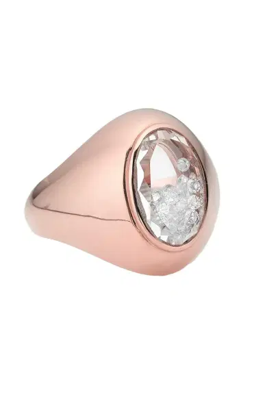 MORITZ GLIK Diamond Dedinho Signet Ring | Thumbnail 1 MORITZ GLIK Diamond Dedinho Signet Ring | Thumbnail 1