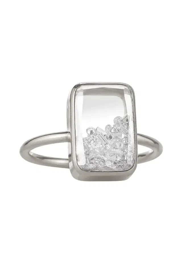 MORITZ GLIK Diamond Petite Ten Fourteen Ring