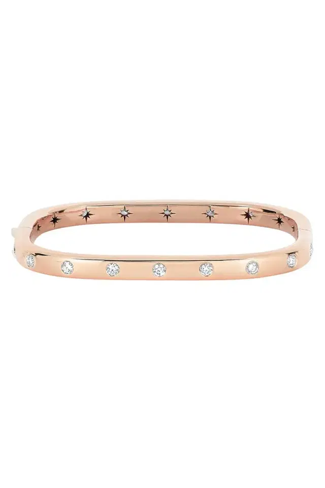 MORITZ GLIK Diamond Stacking Bangle Bracelet