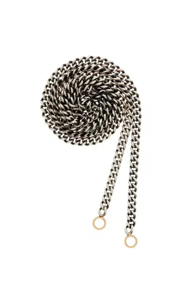 Marla Aaron Mixed Metal Heavy Curb Chain Necklace | Thumbnail 1 Marla Aaron Mixed Metal Heavy Curb Chain Necklace | Thumbnail 1