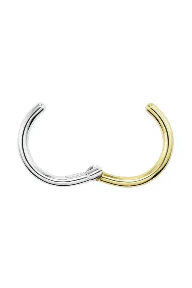 Marla Aaron Mixed Metal Hinged Cuffling Bracelet | Thumbnail 5 Marla Aaron Mixed Metal Hinged Cuffling Bracelet | Thumbnail 5